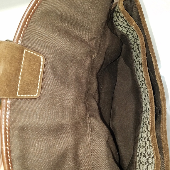 Authentic Coach Leather & Suede Soho Handbag 6808 - Picture 4 of 5